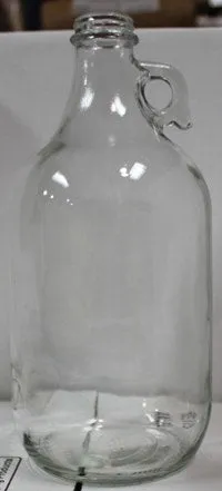 1/2 Gallon Clear Glass Jugs, Case of 6