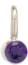 14k Amethyst Charm Pendant