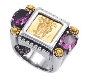 14K Silver and Amethyst Ring (1142AO2482)