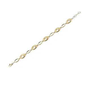 18K Yellow Sunrise Gold Bracelet My Way with Diamond