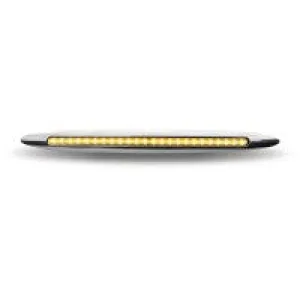 1" x 17" Slim Flatline Clear Amber LED Marker Light