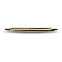 1" x 17" Slim Flatline Clear Amber LED Marker Light