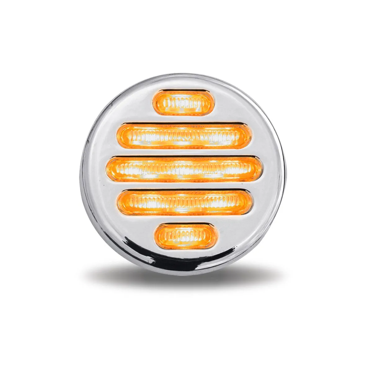 2" Flatline Clear Amber LED Marker Light
