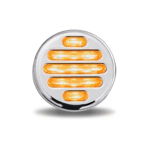 2" Flatline Clear Amber LED Marker Light