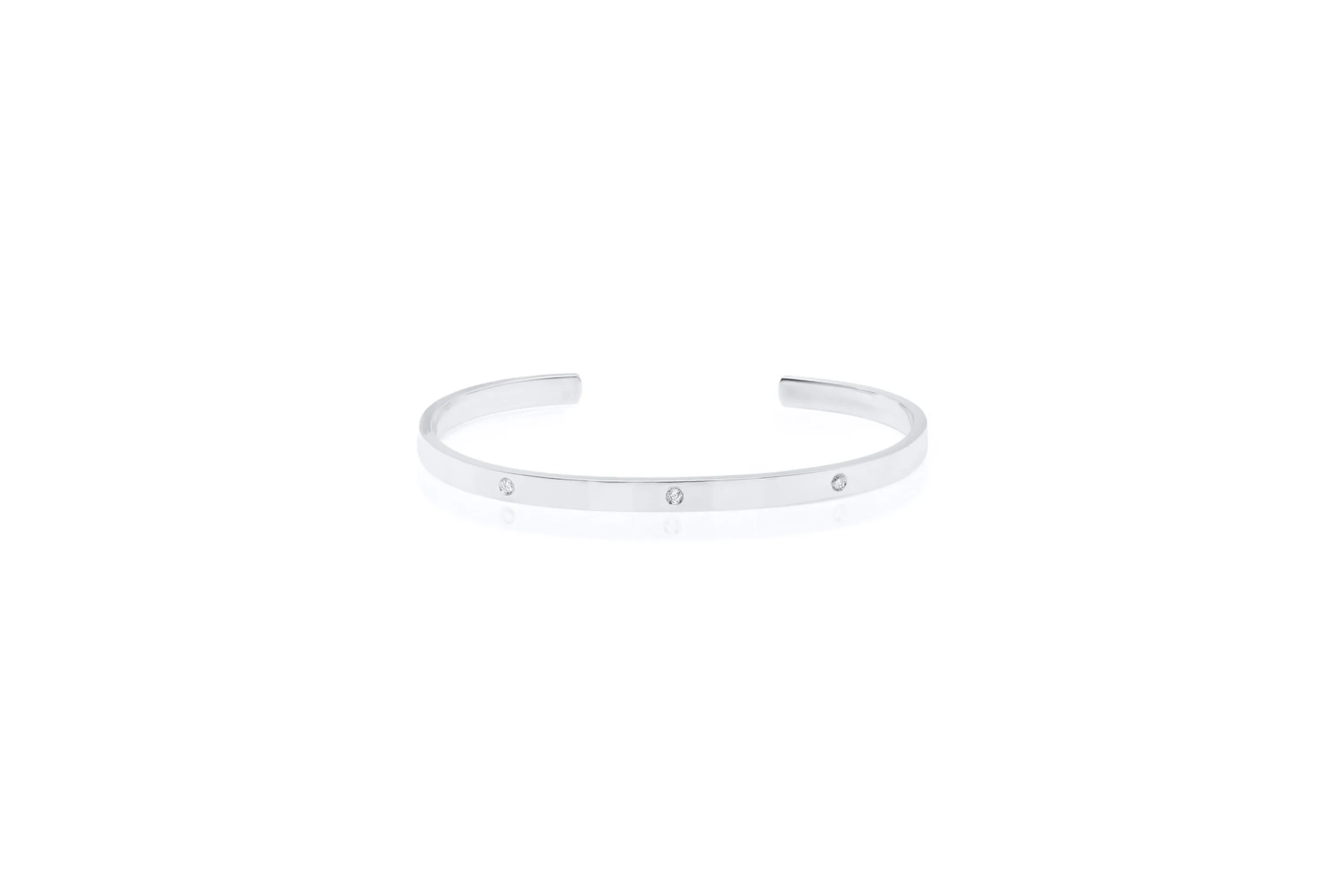 3 Diamond Cuff Bracelet