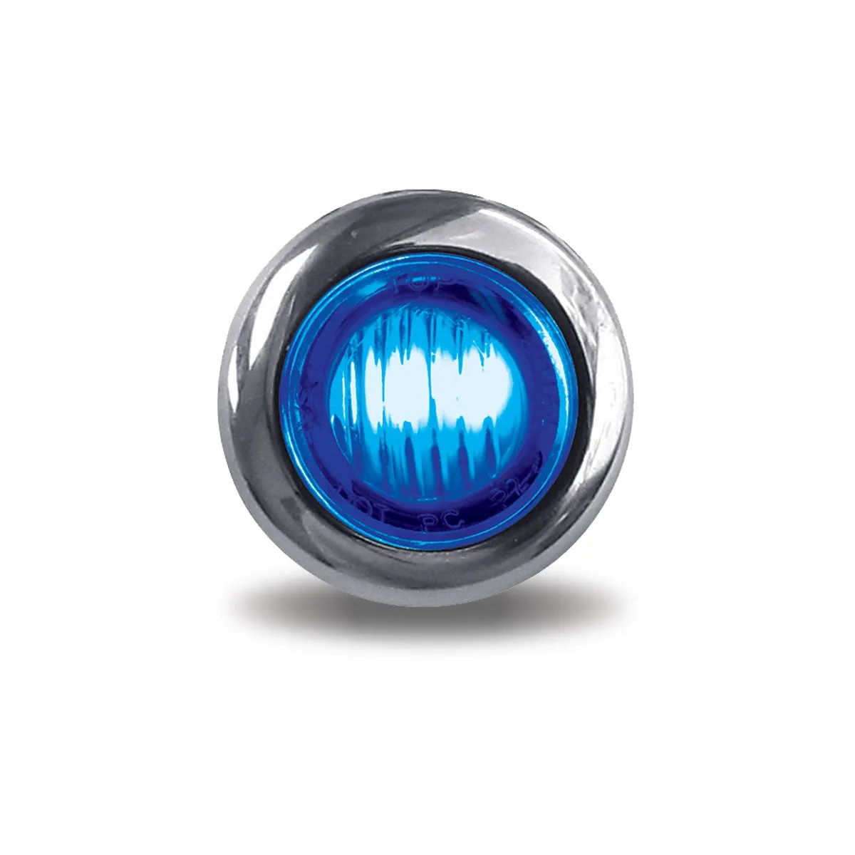3/4" Dual Revolution Red Marker to Blue Auxiliary LED Light
