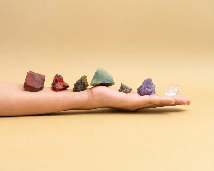 7 Chakra Raw Clusters Kit