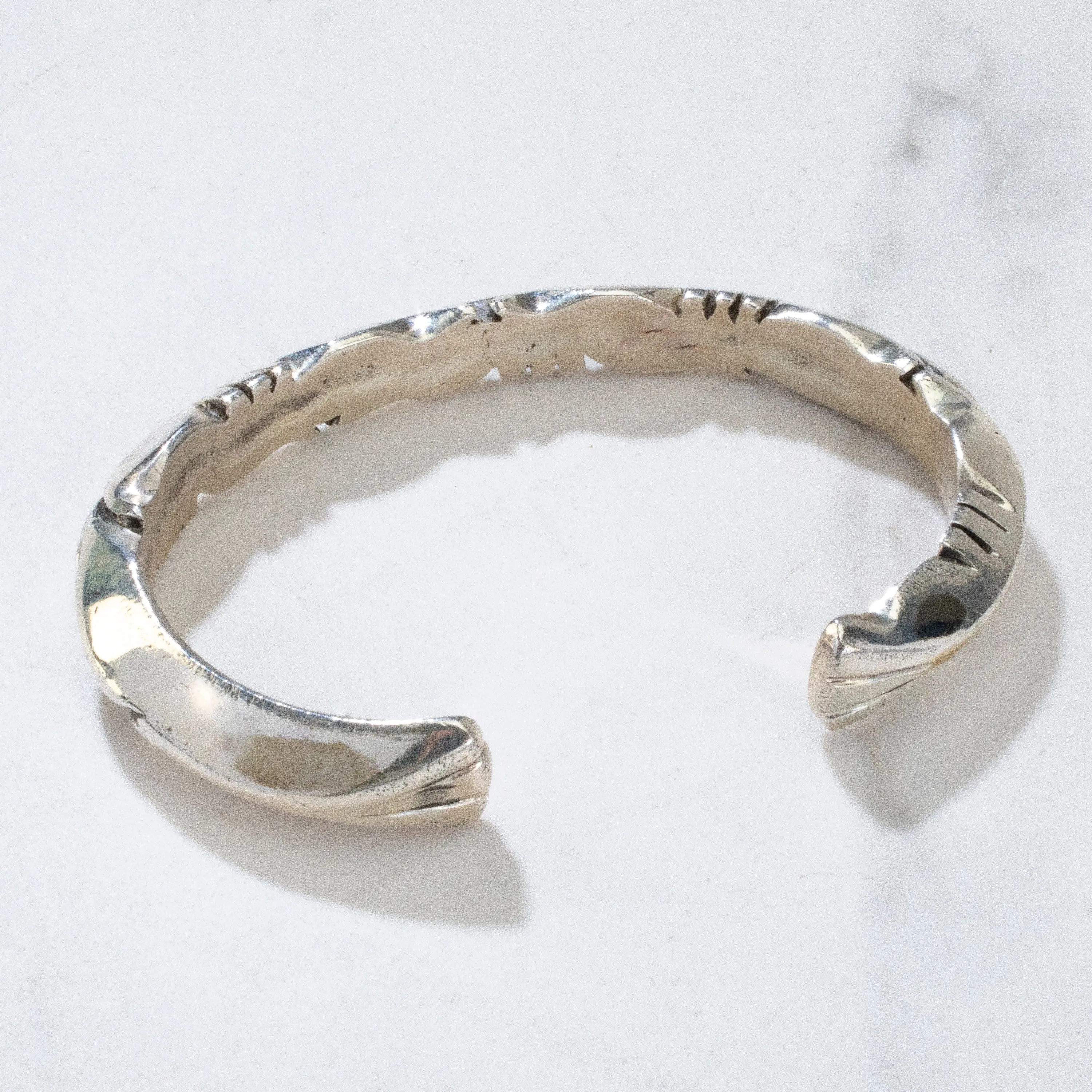 925 Sterling Silver Navajo USA Native American Made Cuff
