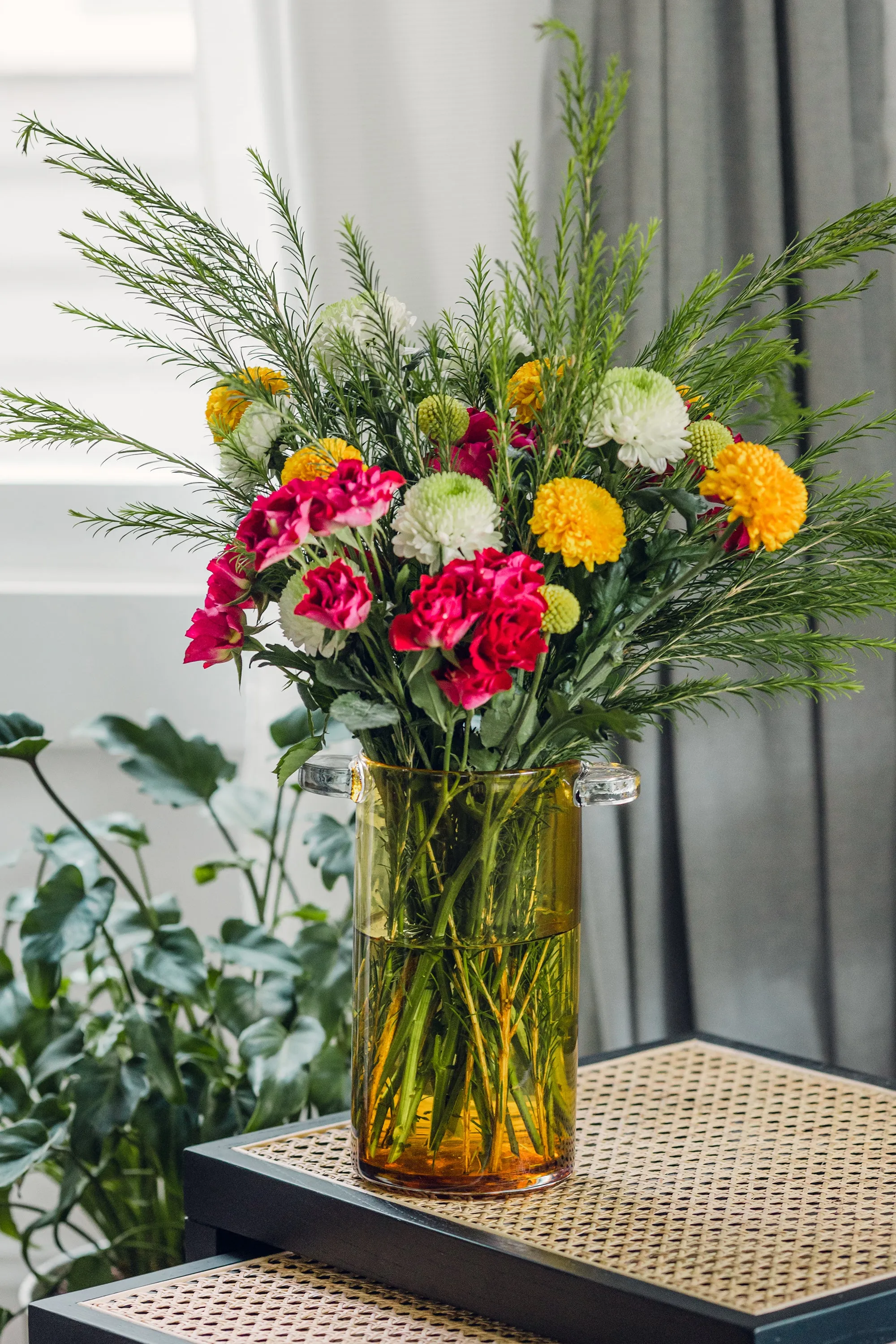 Amber Wind & Fire Vase