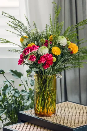 Amber Wind & Fire Vase