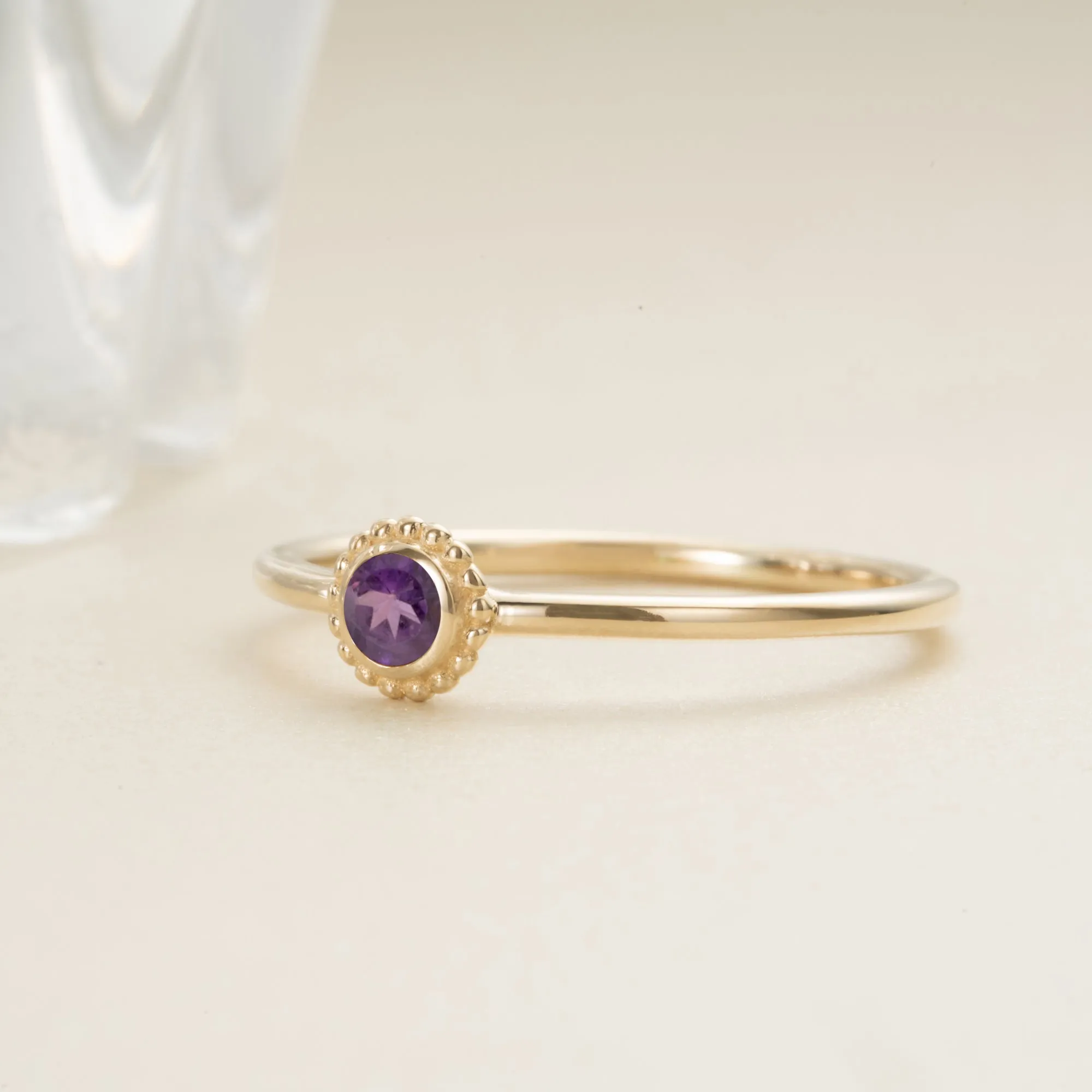 Amethyst Art Deco Ring, Winnie