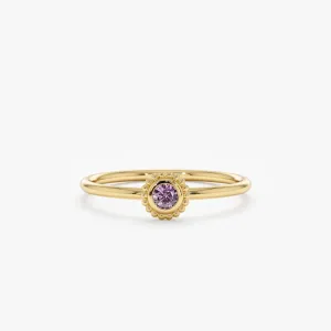 Amethyst Art Deco Ring, Winnie