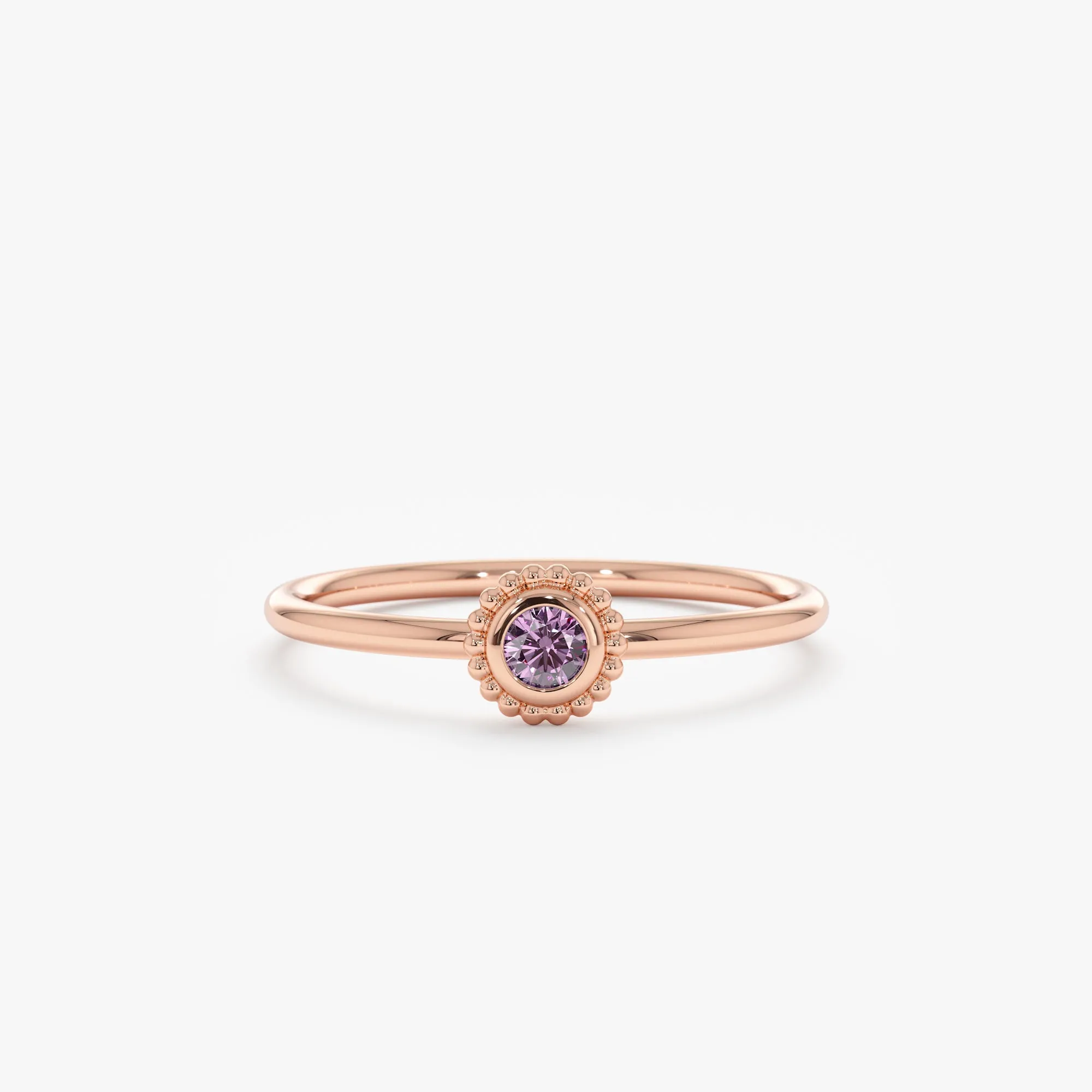 Amethyst Art Deco Ring, Winnie