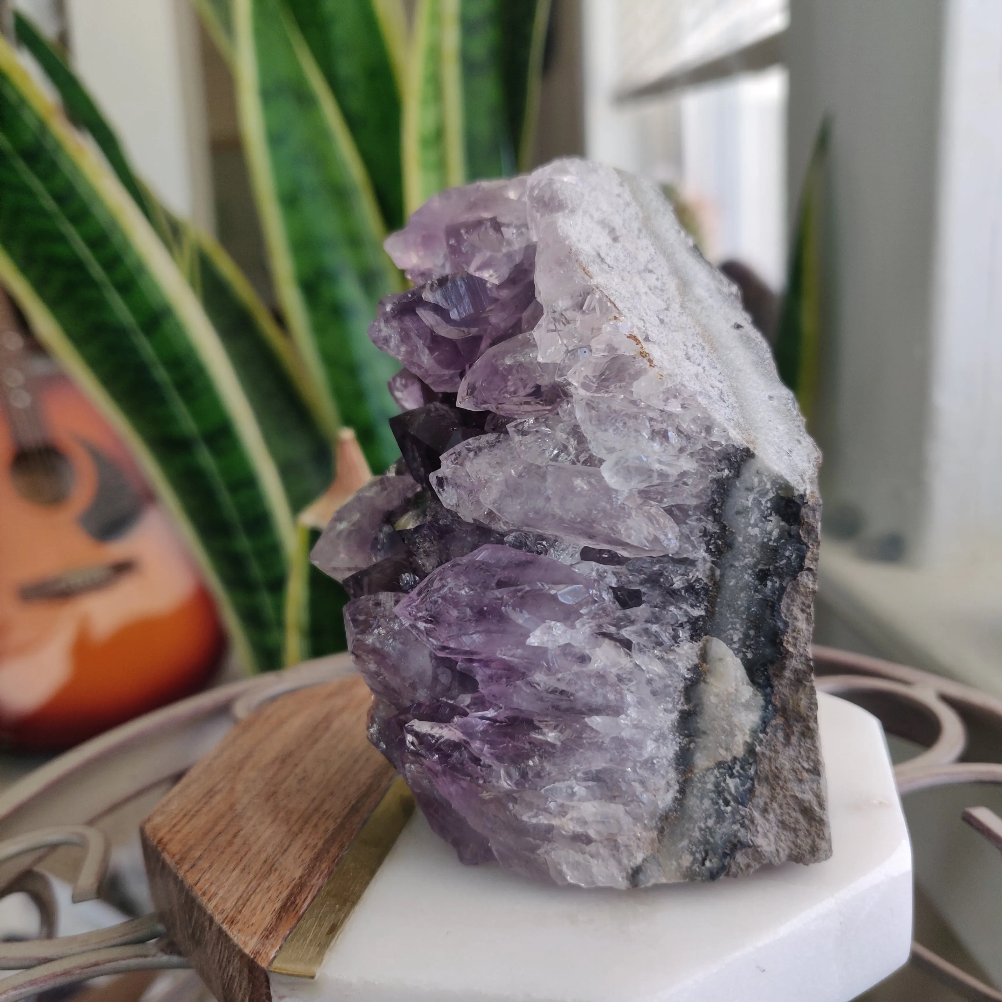 Amethyst Geode Free Form, Cut Base (#18)
