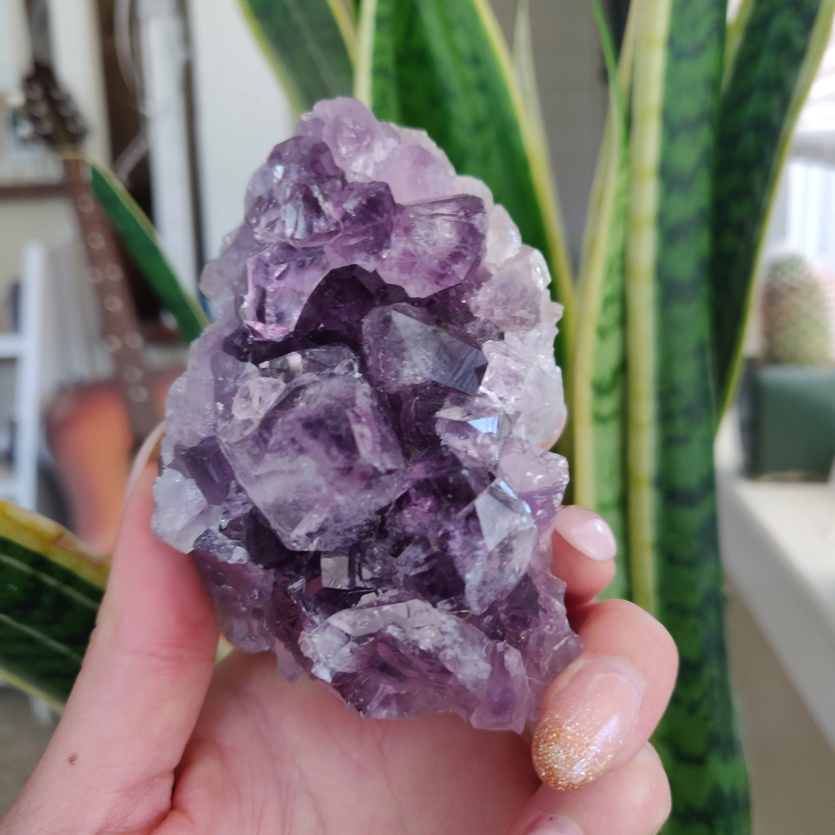 Amethyst Geode Free Form, Cut Base (#18)