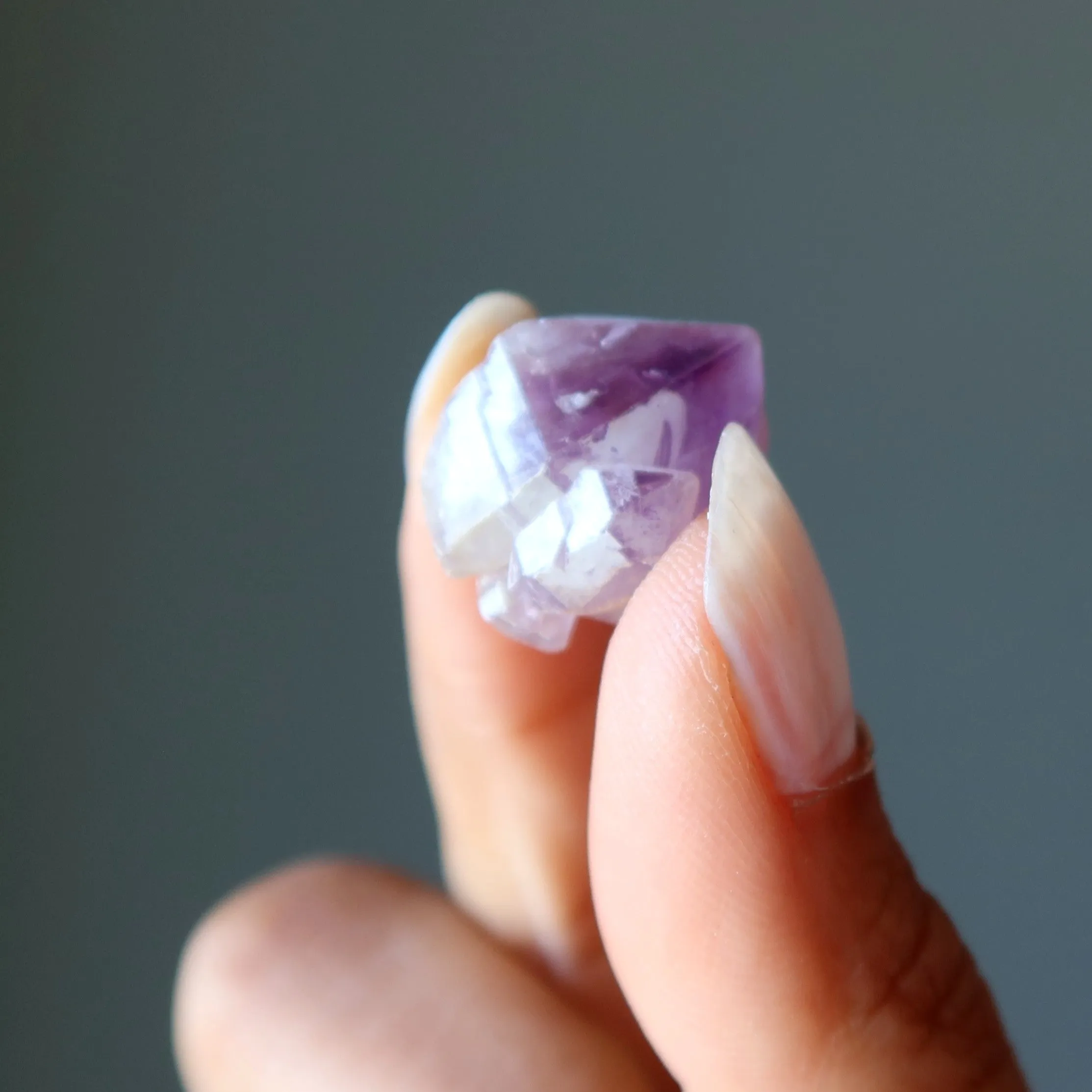Amethyst Raw Crystal Double Terminated Stone