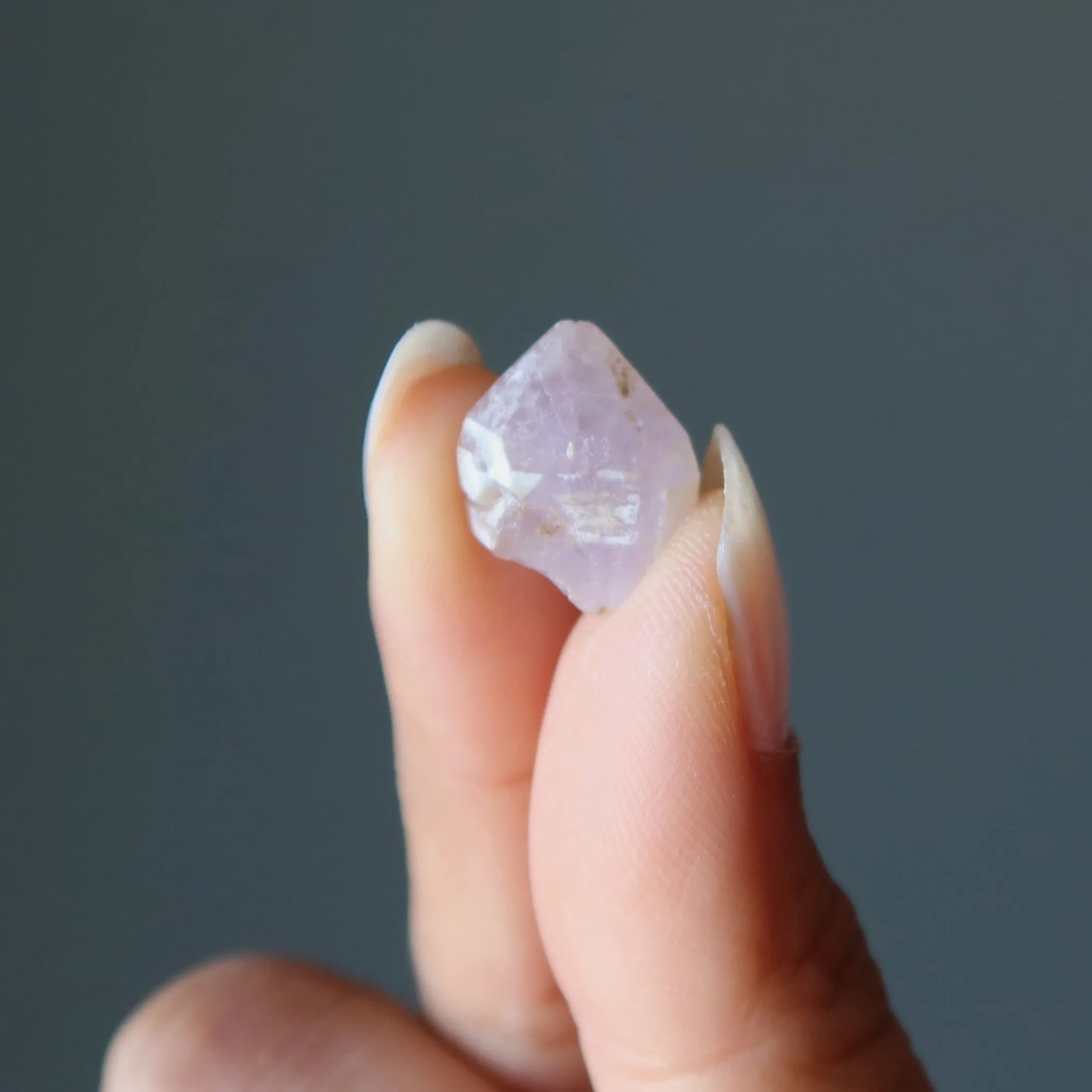 Amethyst Raw Crystal Double Terminated Stone