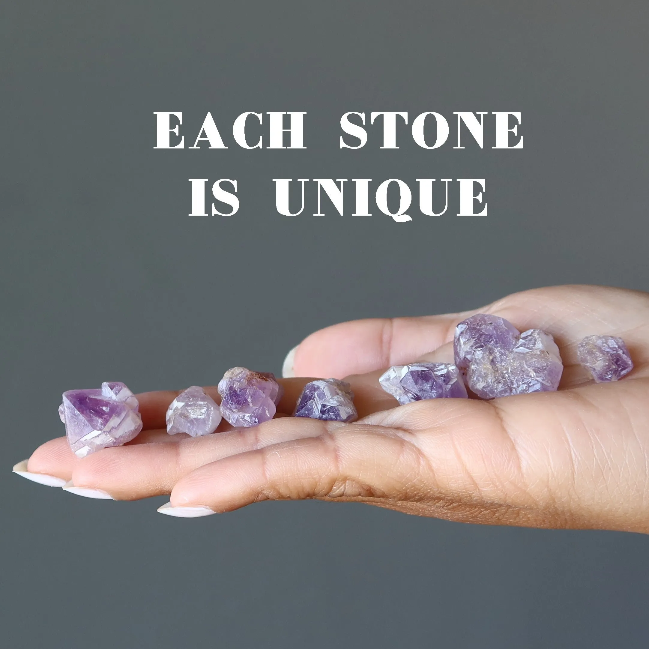 Amethyst Raw Crystal Double Terminated Stone