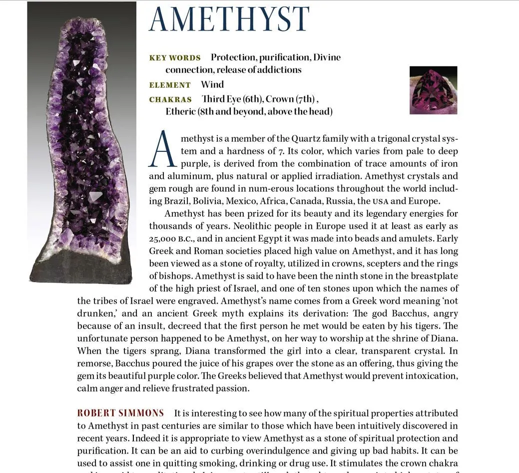 Amethyst Tantric Twin Quartz Crystal Point