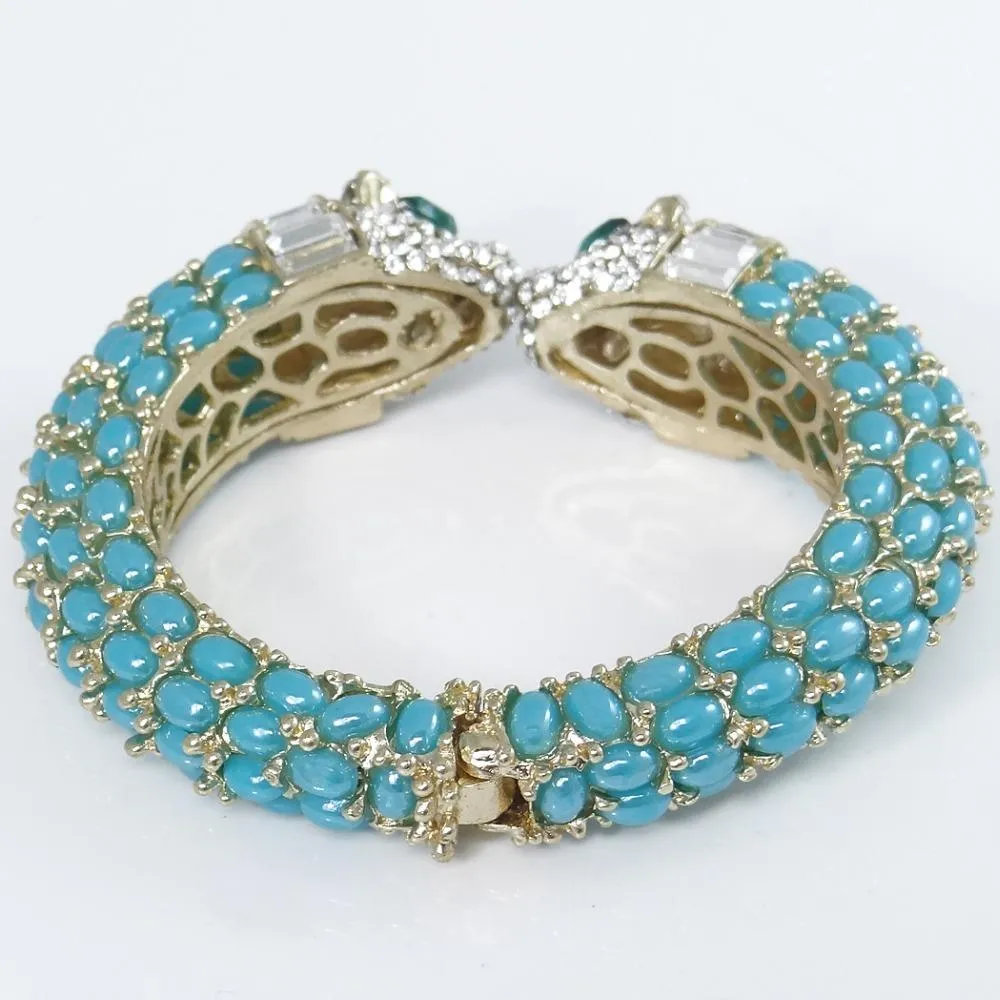 Animal Bracelets Cuff Gold Tone For Women