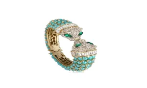Animal Bracelets Cuff Gold Tone For Women