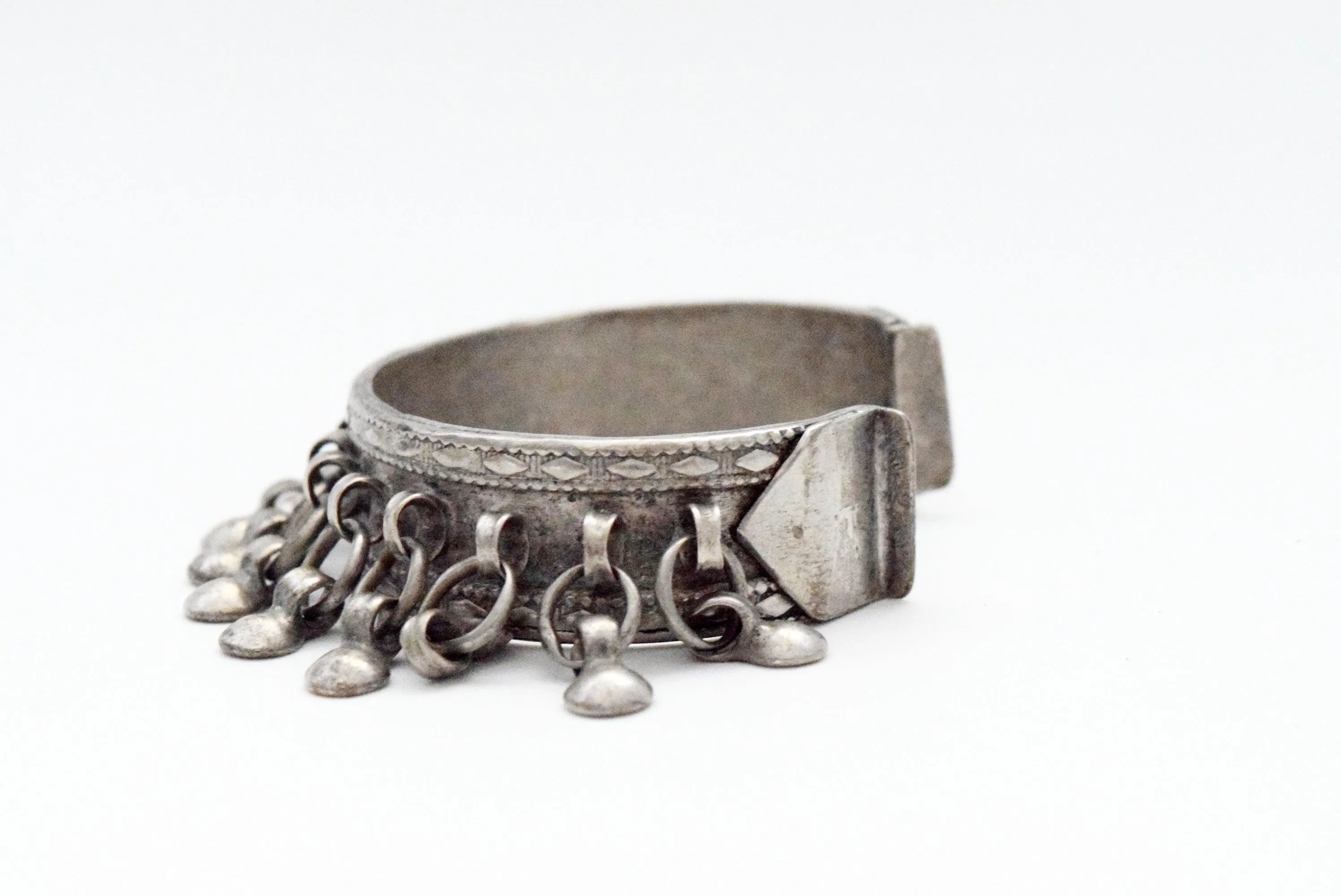 Antique Egyptian Silver Zar Bracelet