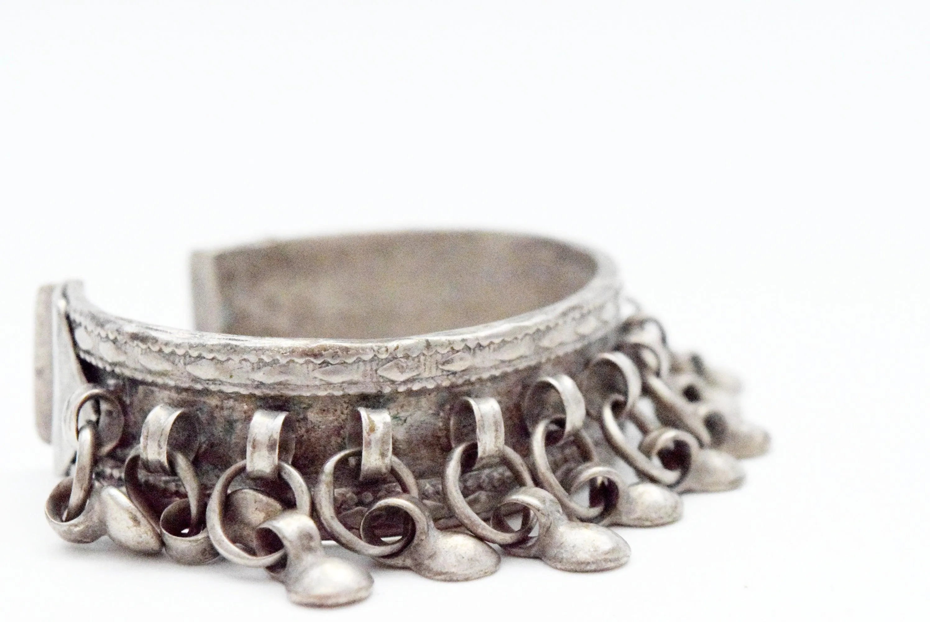 Antique Egyptian Silver Zar Bracelet