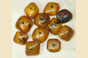 Antique Mauritania "Amber" Beads, C