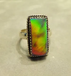Aurora Opal Ring