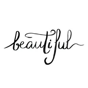 Beautiful - Temporary Tattoo