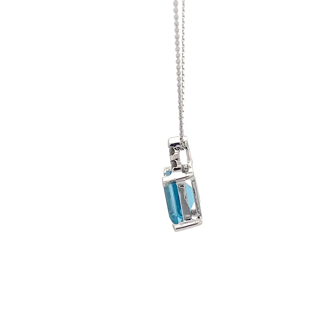 Blue Topaz Necklace