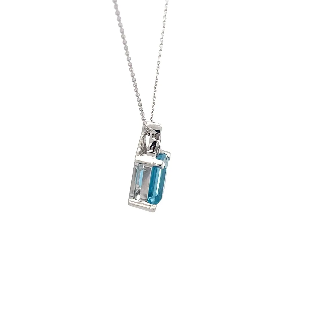 Blue Topaz Necklace