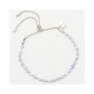 Bracelet Amelia Blue Lace Agate Gold Plated