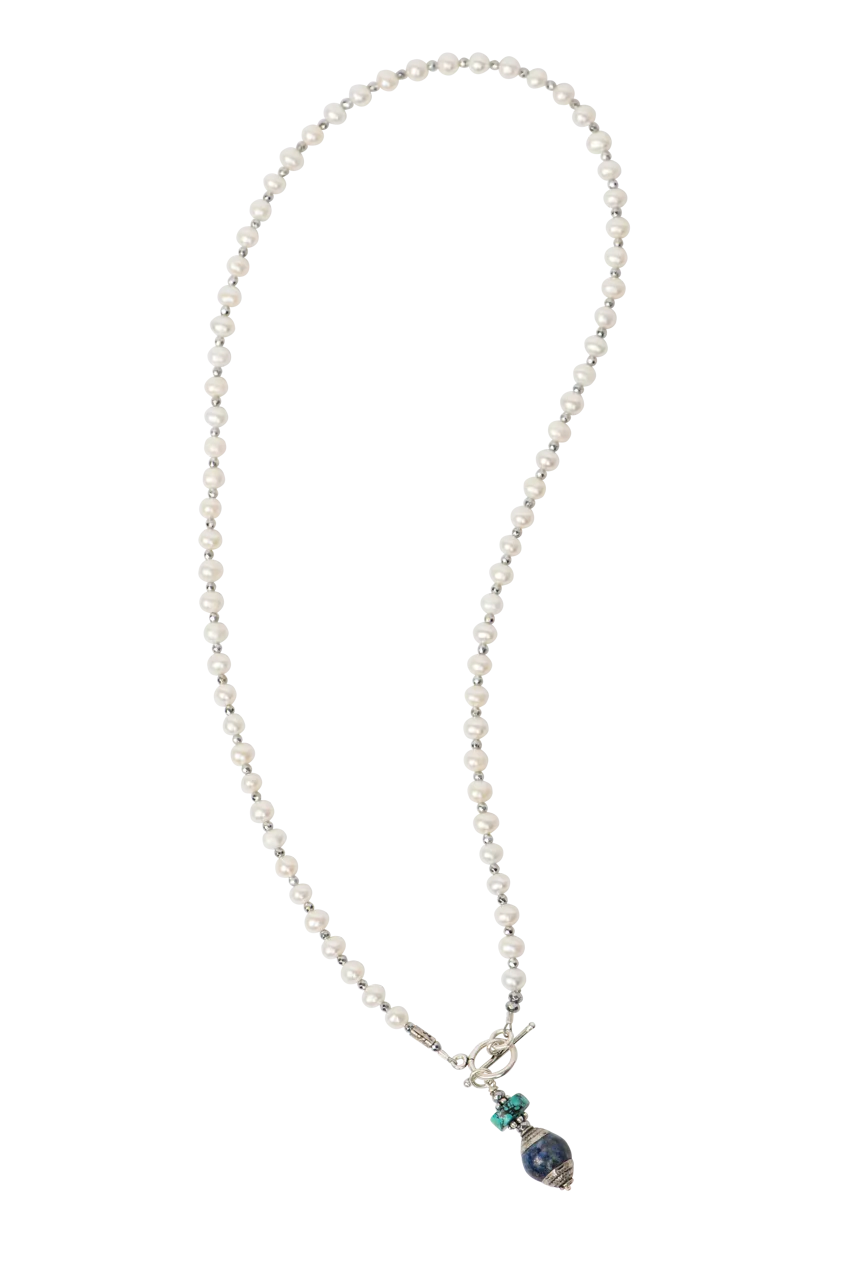 Breathe Deep Not Your Mothers Pearl Necklace