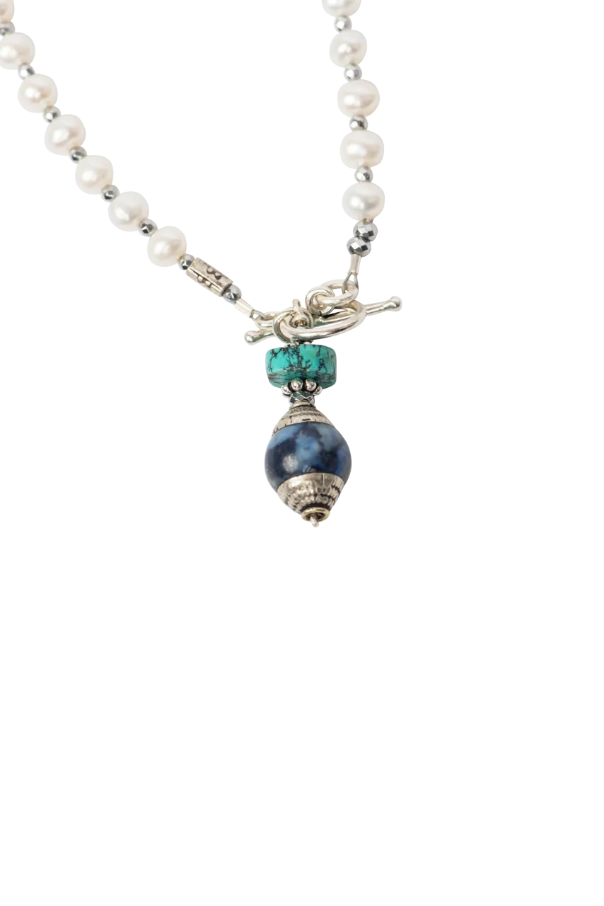 Breathe Deep Not Your Mothers Pearl Necklace