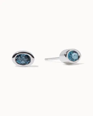Chroma Topaz Stud Earrings