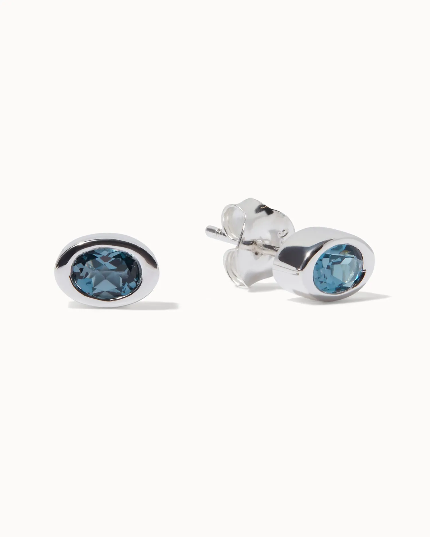 Chroma Topaz Stud Earrings