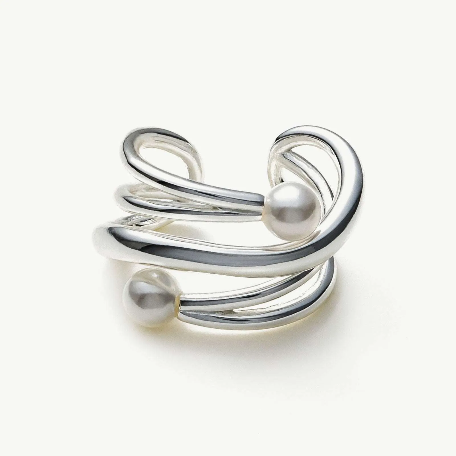 Claw Pearl Ear Cuff