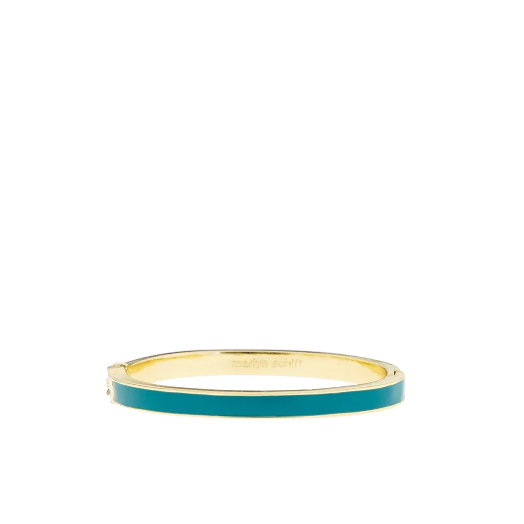 Colored Enamel Cuff Bangle