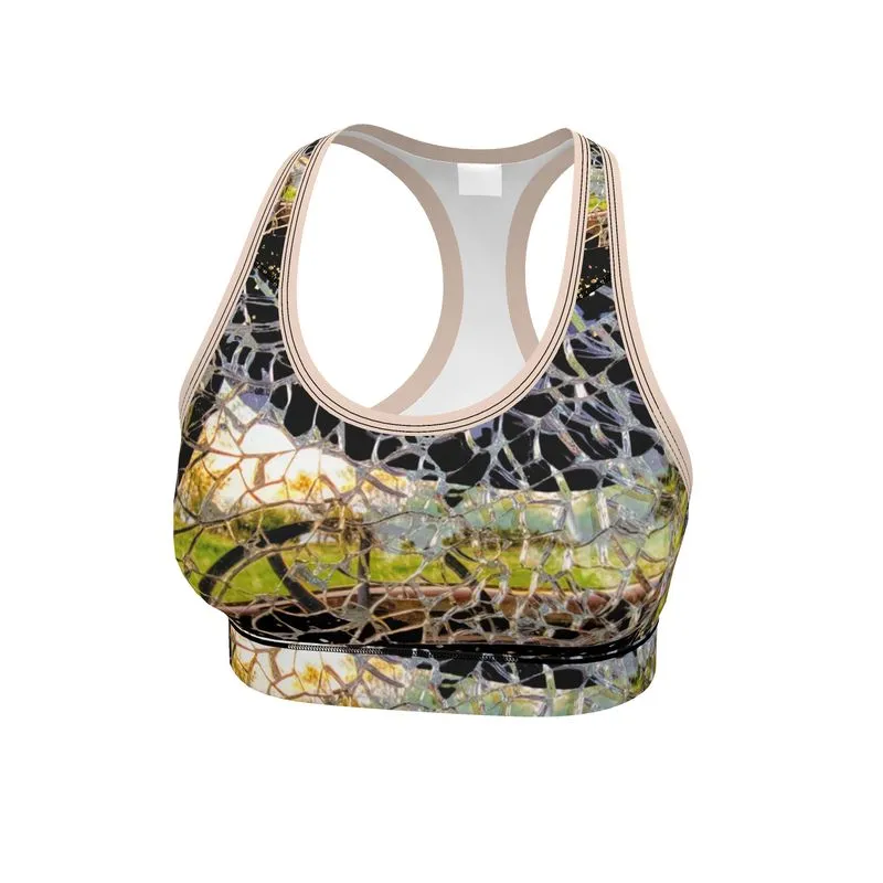Cracked. Broken. Beautiful. Sports Bra