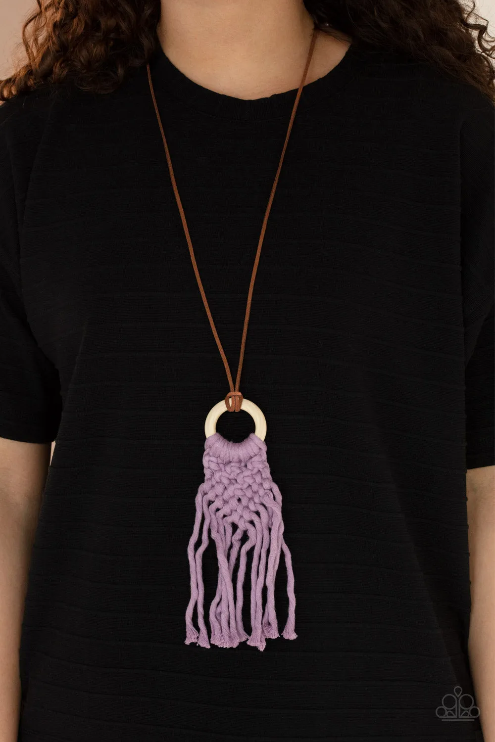 Crafty Couture - Purple Necklace - Paparazzi Accessories