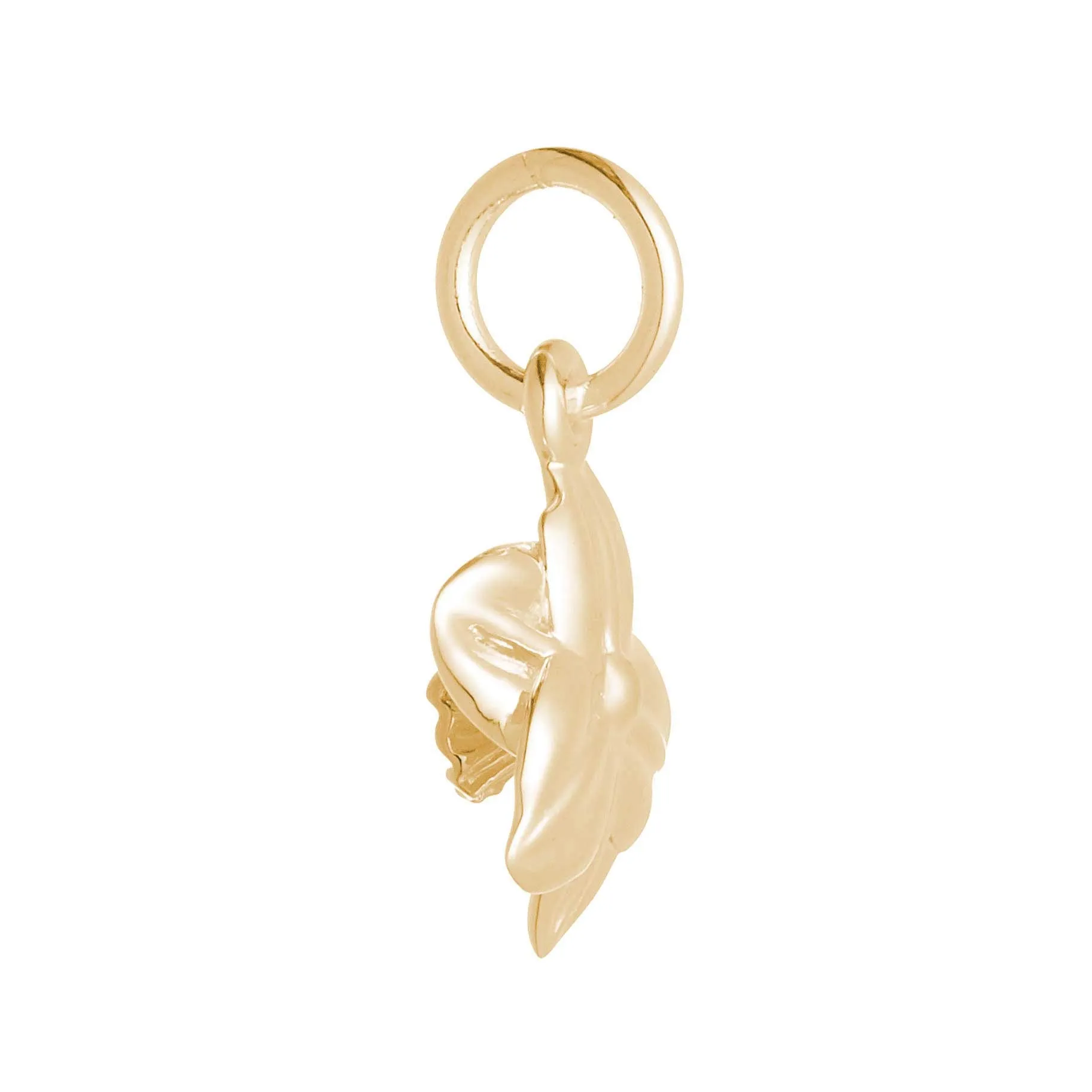 Daffodil Flower Gold Vermeil Silver Charm