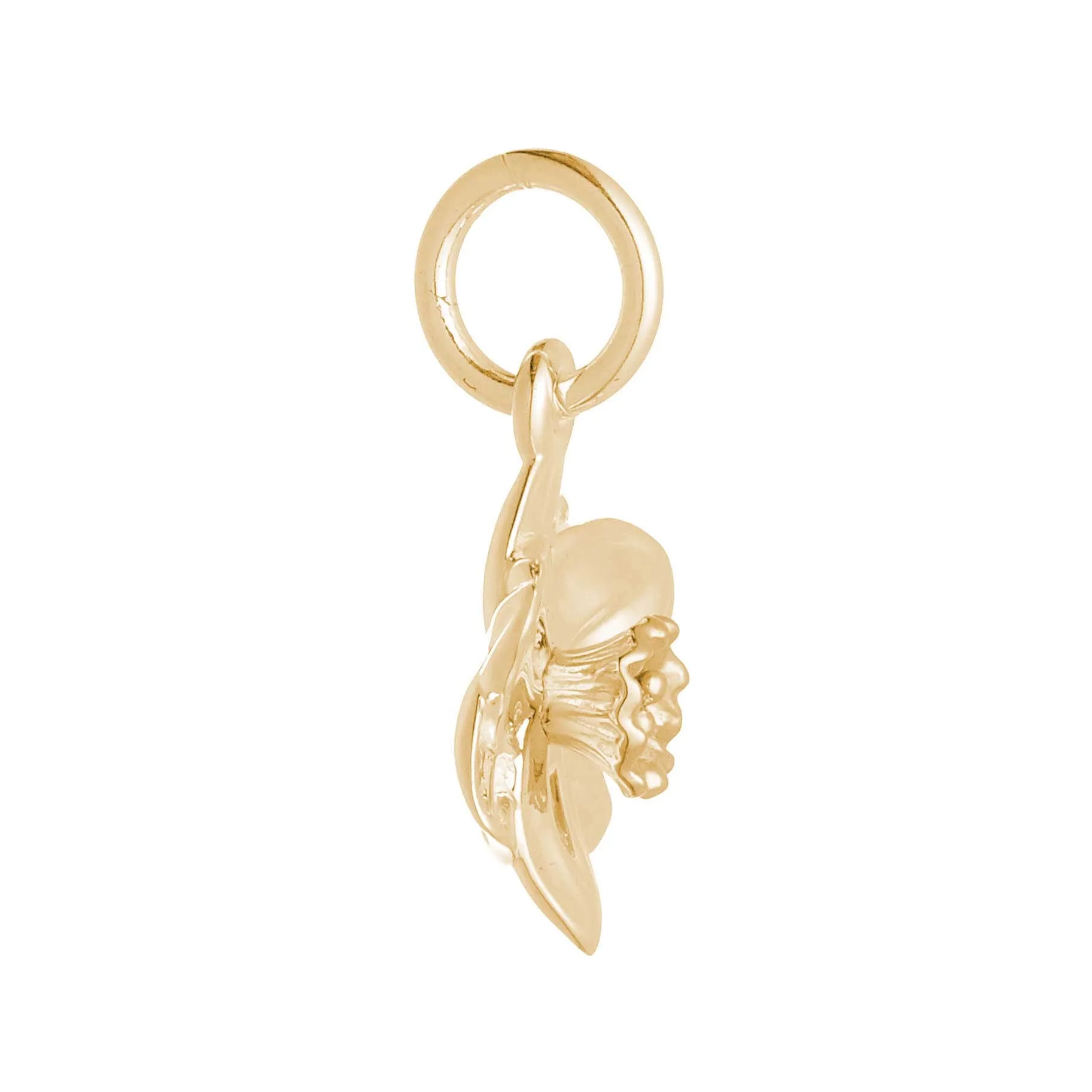 Daffodil Flower Gold Vermeil Silver Charm