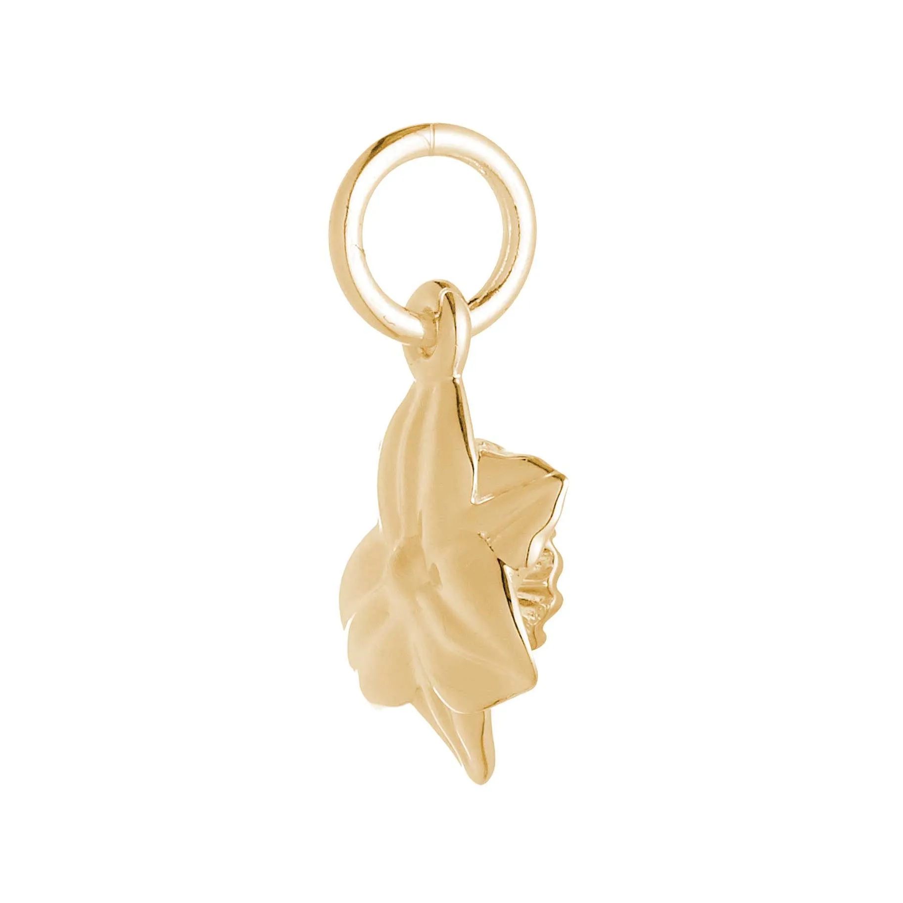 Daffodil Flower Gold Vermeil Silver Charm