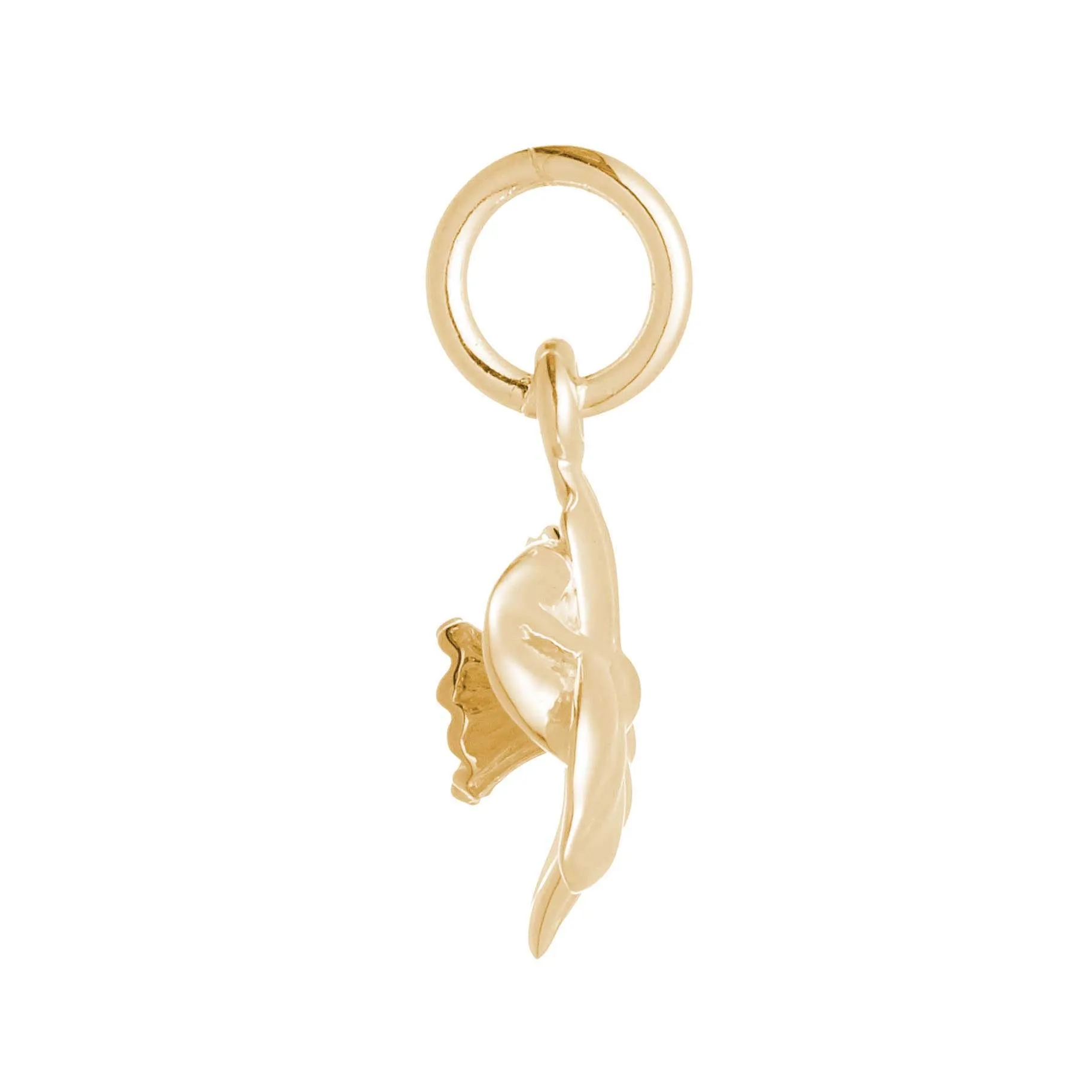 Daffodil Flower Gold Vermeil Silver Charm