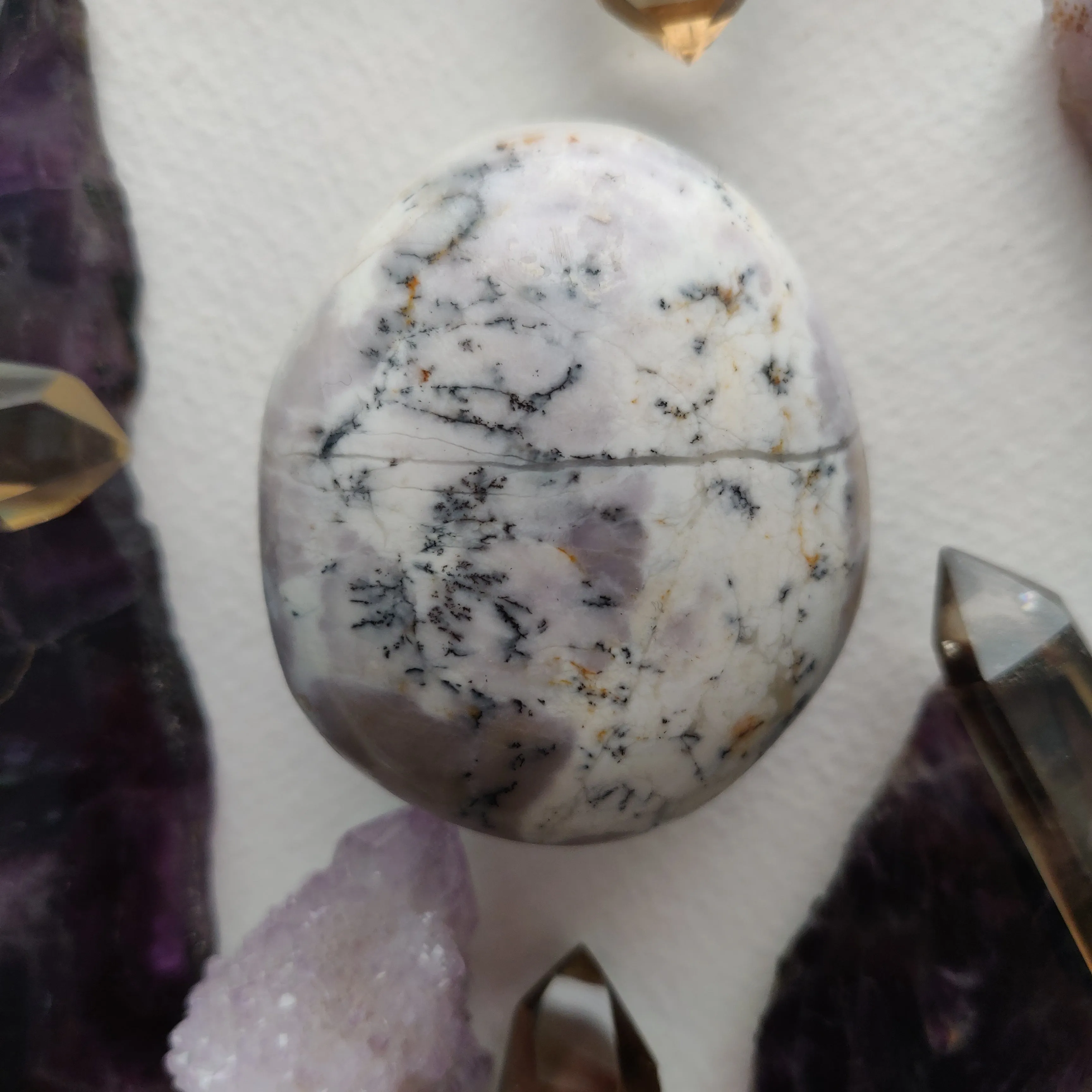 Dendritic Opal Palm Stone (#42)