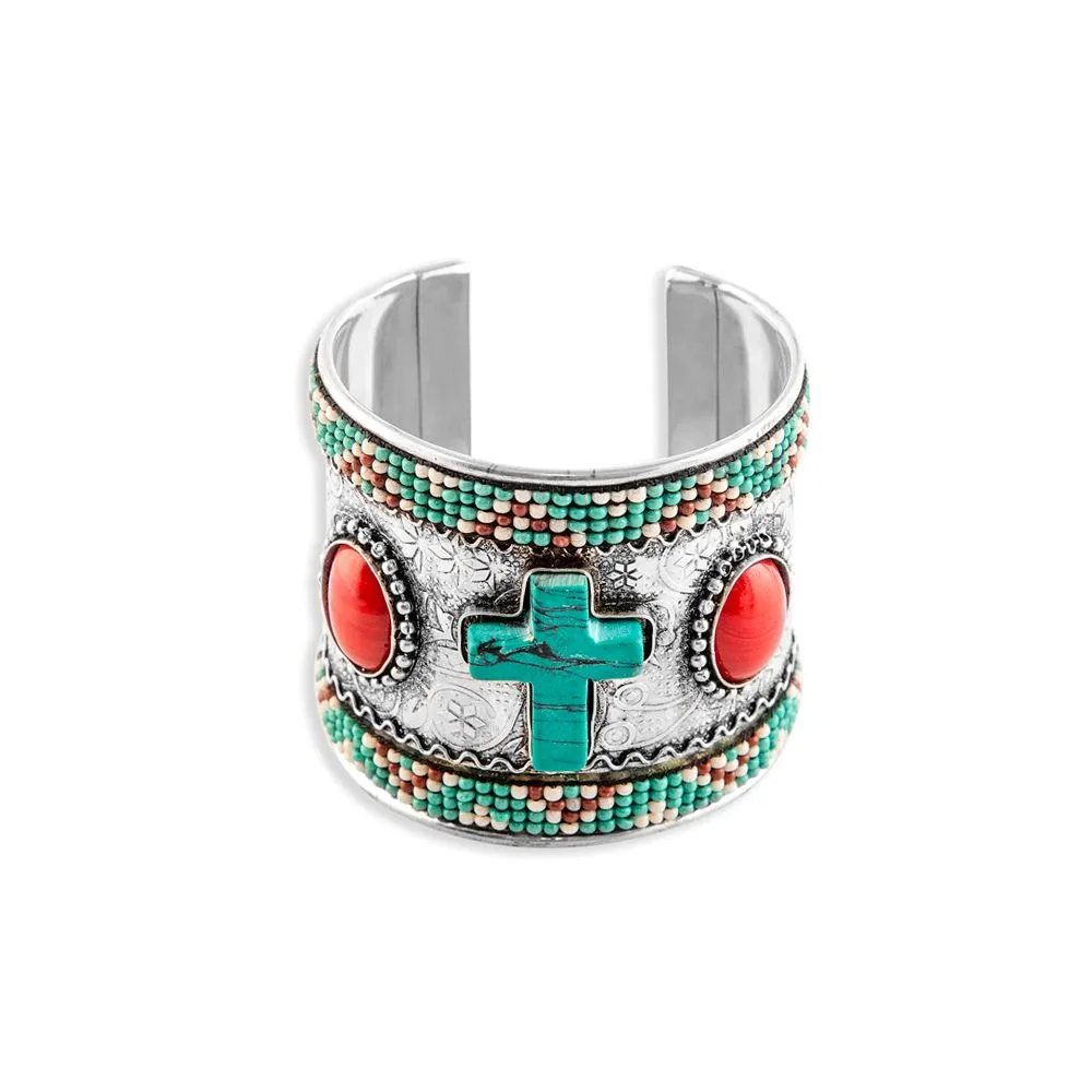 Don't Cross Me Cuff Bracelet