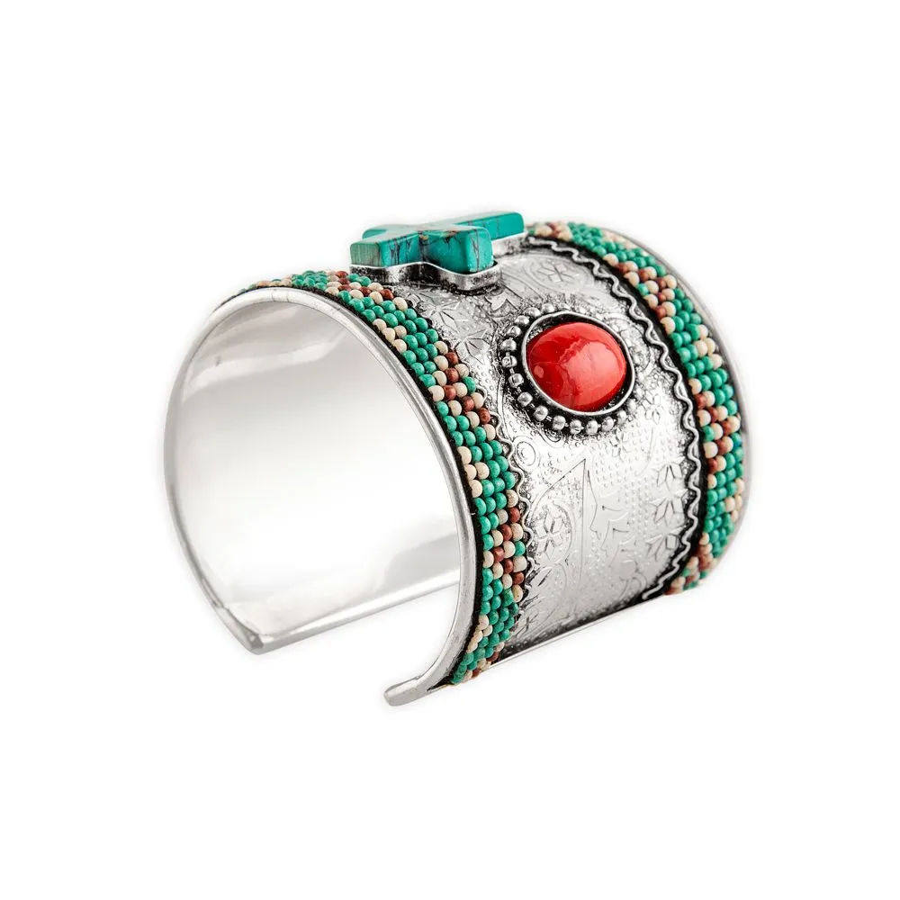 Don't Cross Me Cuff Bracelet