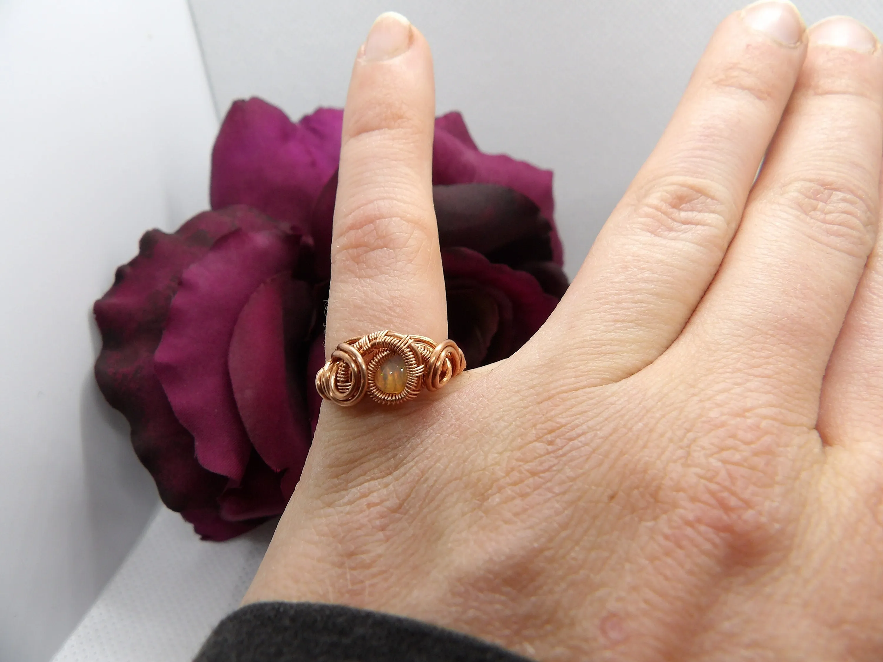 Ethiopian Opal Ring