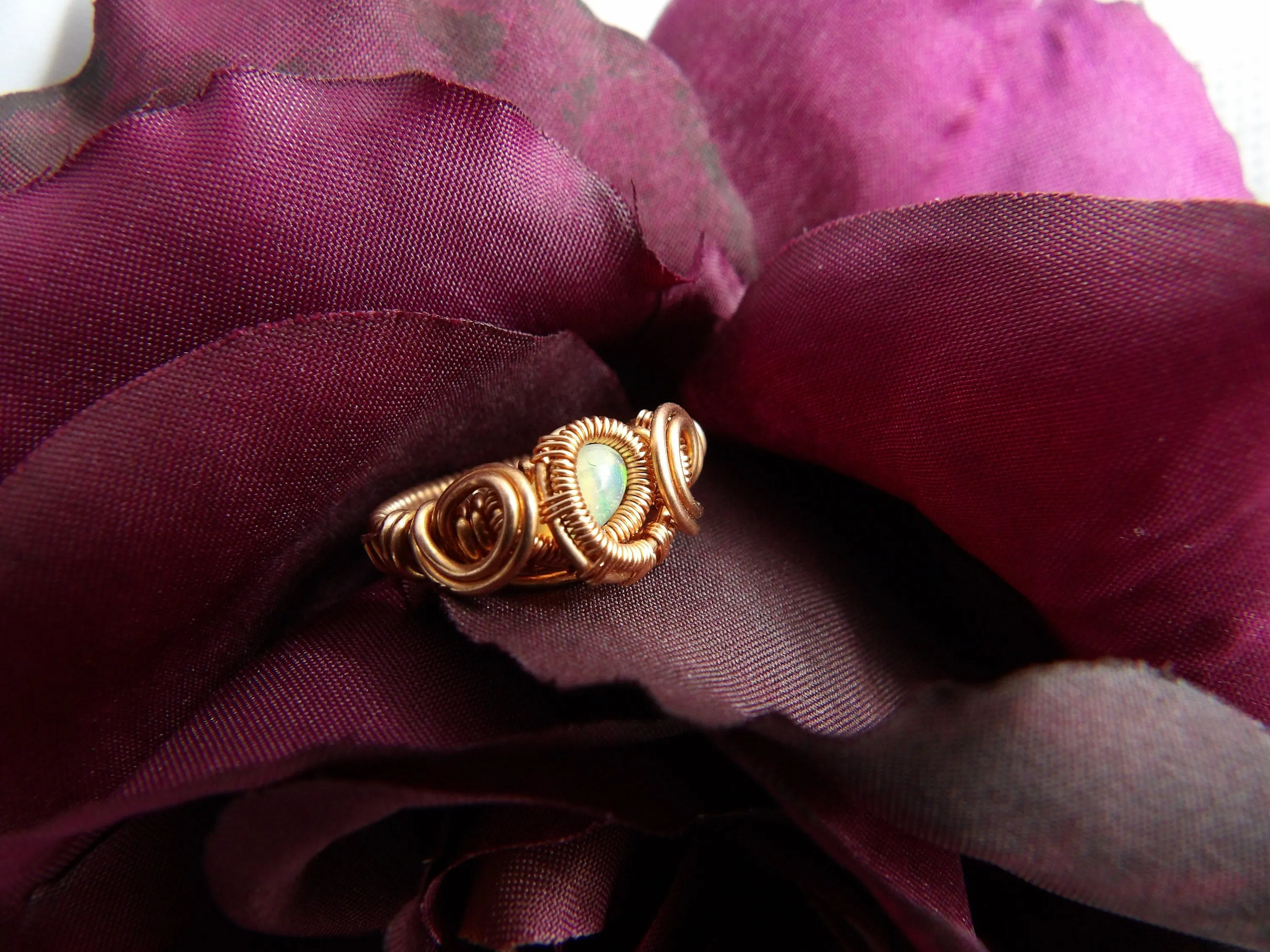 Ethiopian Opal Ring